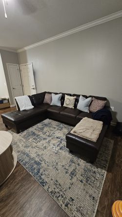 Sectional Couch Sofa With Ottoman