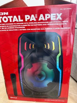 ION speaker/bluetooth and karaoke