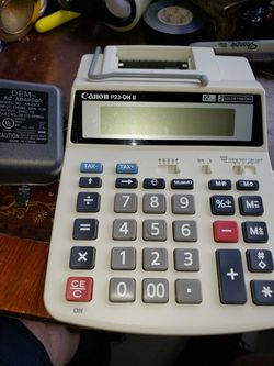 Canon calculator