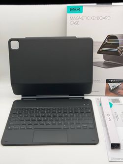 ESR Keyboard Case for iPad Air 13” M4/M3/M2, iPad Pro 12.9” 6th/5th/4th/3rd, Black