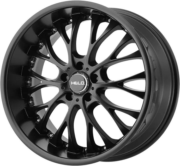 4 HELO HE890 WHEEL SATIN BLACK