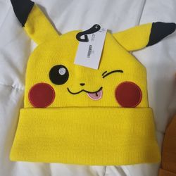 Pokemon Pikachu Knit Beenie Hat