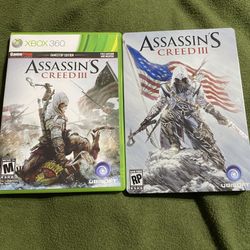 Xbox 360 Assassin's Creed III Steel Book Edition