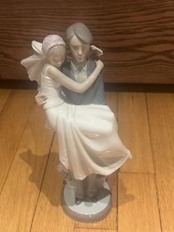 Lladro #5282 "Over the Threshold" Bride and Groom 10.25" tall  no box 