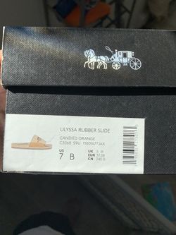 Ulyssa Rubber Slides Size 7
