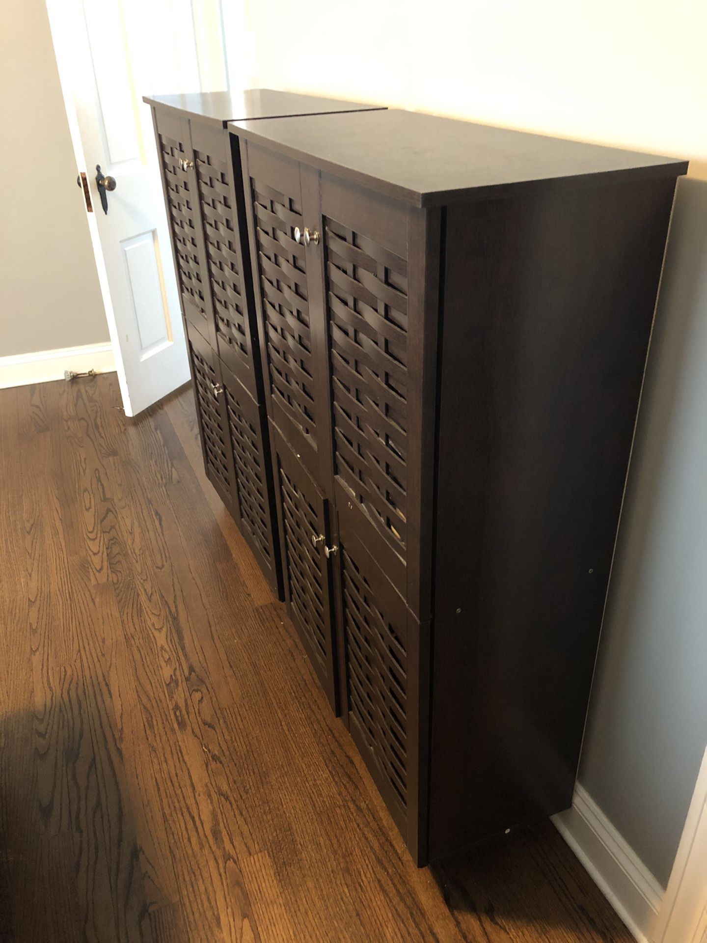 Cabinets for storage!