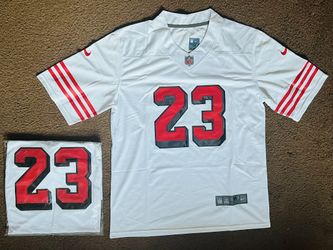 Christian McCaffery #23 San Francisco 49ers Jersey (Men’s S-3XL)