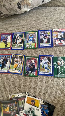 20 football cards parallels and inserts