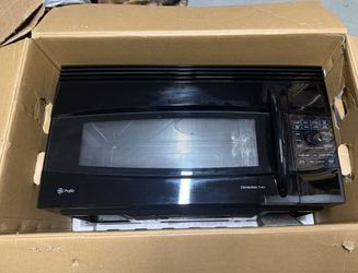 Conventional Oven And Microwave Black Front 