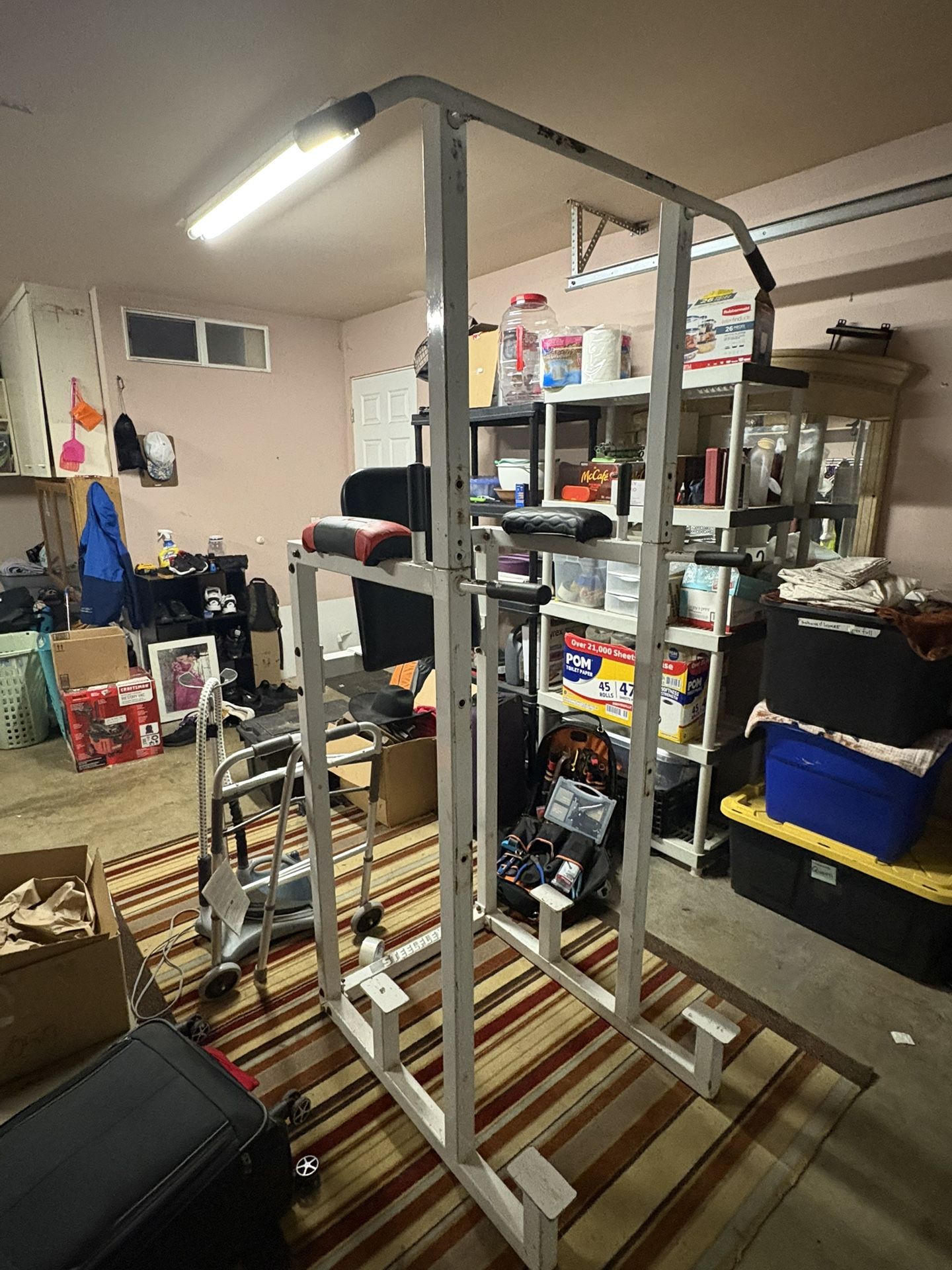 dip - pull up bar - ab crunch