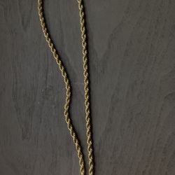 5mm Rope Chain 14k Hallow Chain