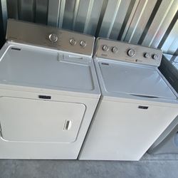 Maytag Washer And Dryer With 30 Day Warranty