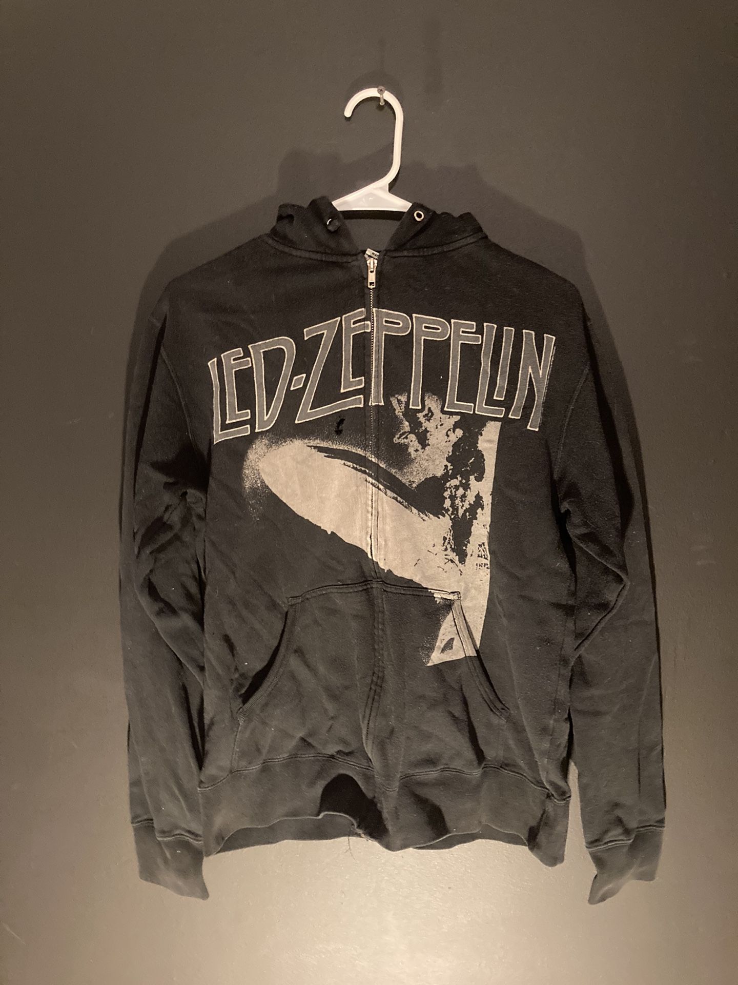 Vintage 90’s Led Zepplin Zip Up Hoodie Mens Small