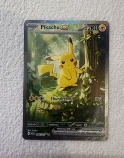 Pikachu ex 276/217 Ascended Heroes SIR Full Art Holo English Pokemon TCG