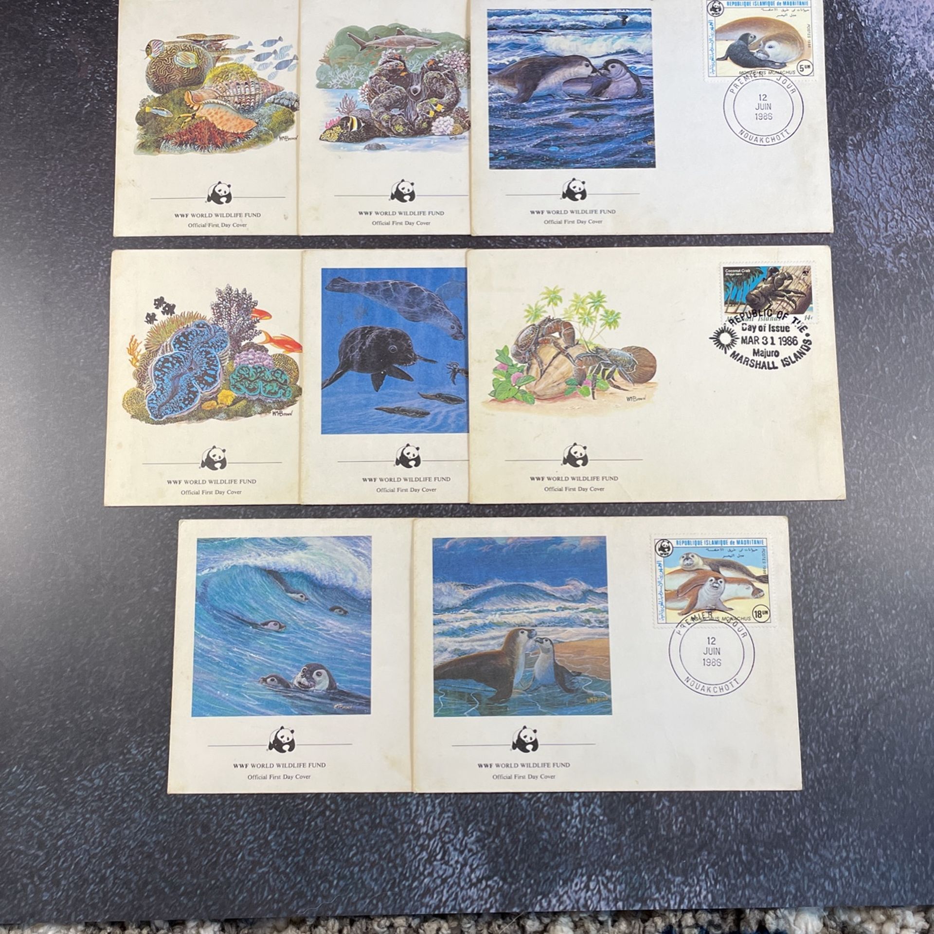 WWF Offical First Day Cover Issues
