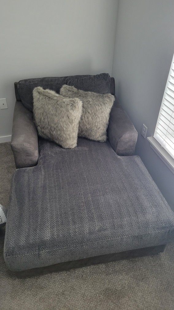 Gray Sofa Chaise