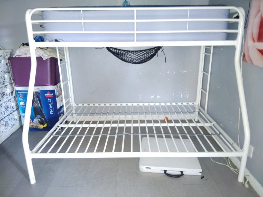 White Heavy Duty Bunk Bed