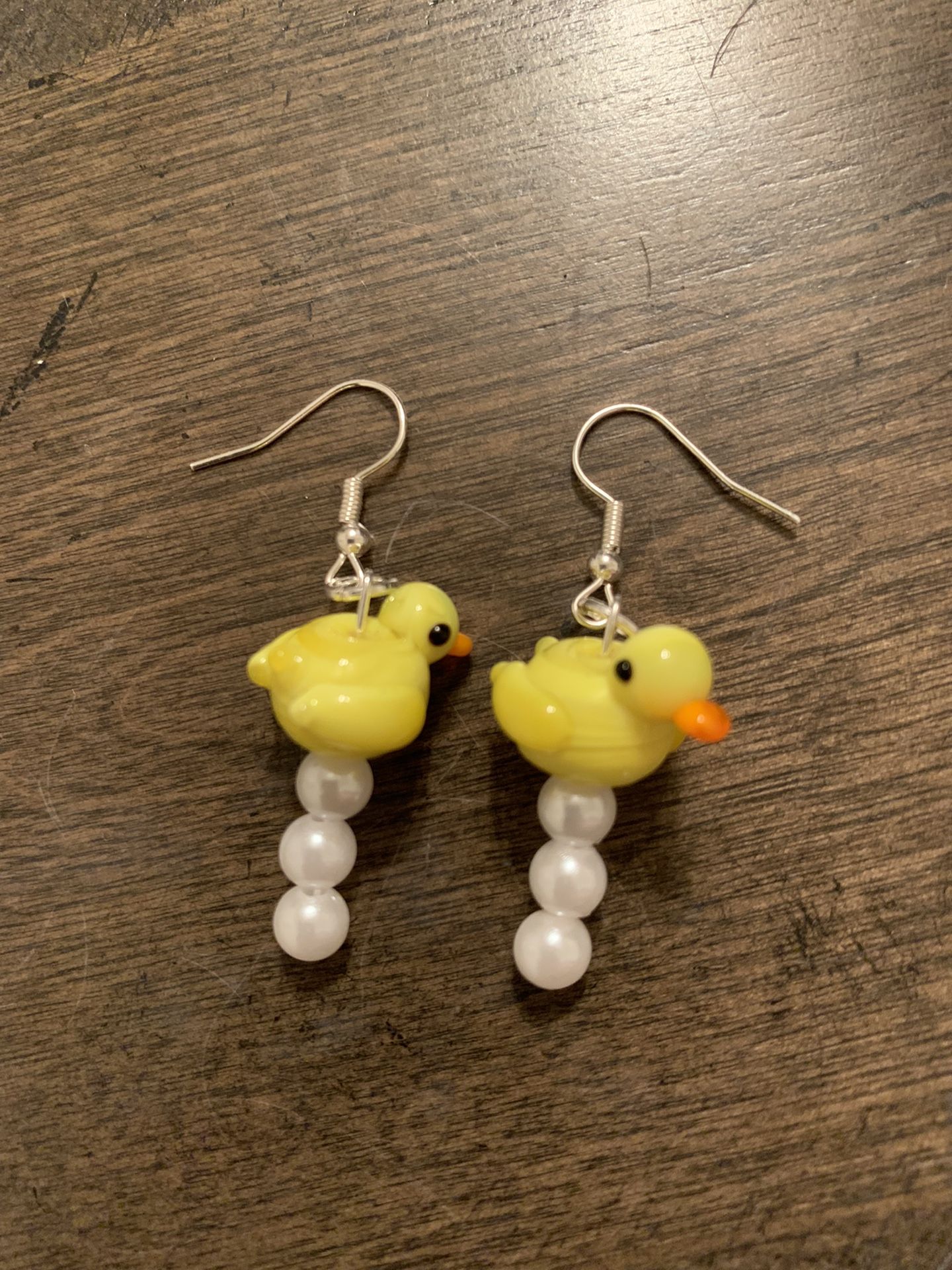 Duck Earrings