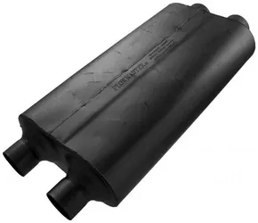 3 inch flowmaster exhaust black 2 inlet 2 outlet