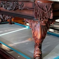 Olhausen Ornate Pro 8 Pool Table