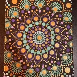 Dotted Mandela Painting 