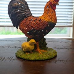 Rooster Tea light House