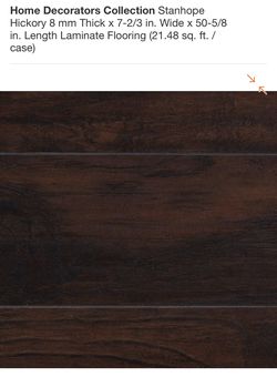 Home Decorators Collection Stanhope Hickory 8 mm Thick x 7-2/3 in. Wide x 50-5/8 in. Length Laminate Flooring (21.48 sq. ft. / case)