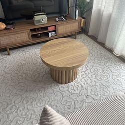 6' x 6' Square Rug (White/Beige)- $60 MOVING SALE