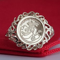 ❤️10k Size 6.5 Solid Gold Yuan gold panda coin [replica] ring, Beautiful!! 👌🎁 Post tags: 10k 14k anillos de oro