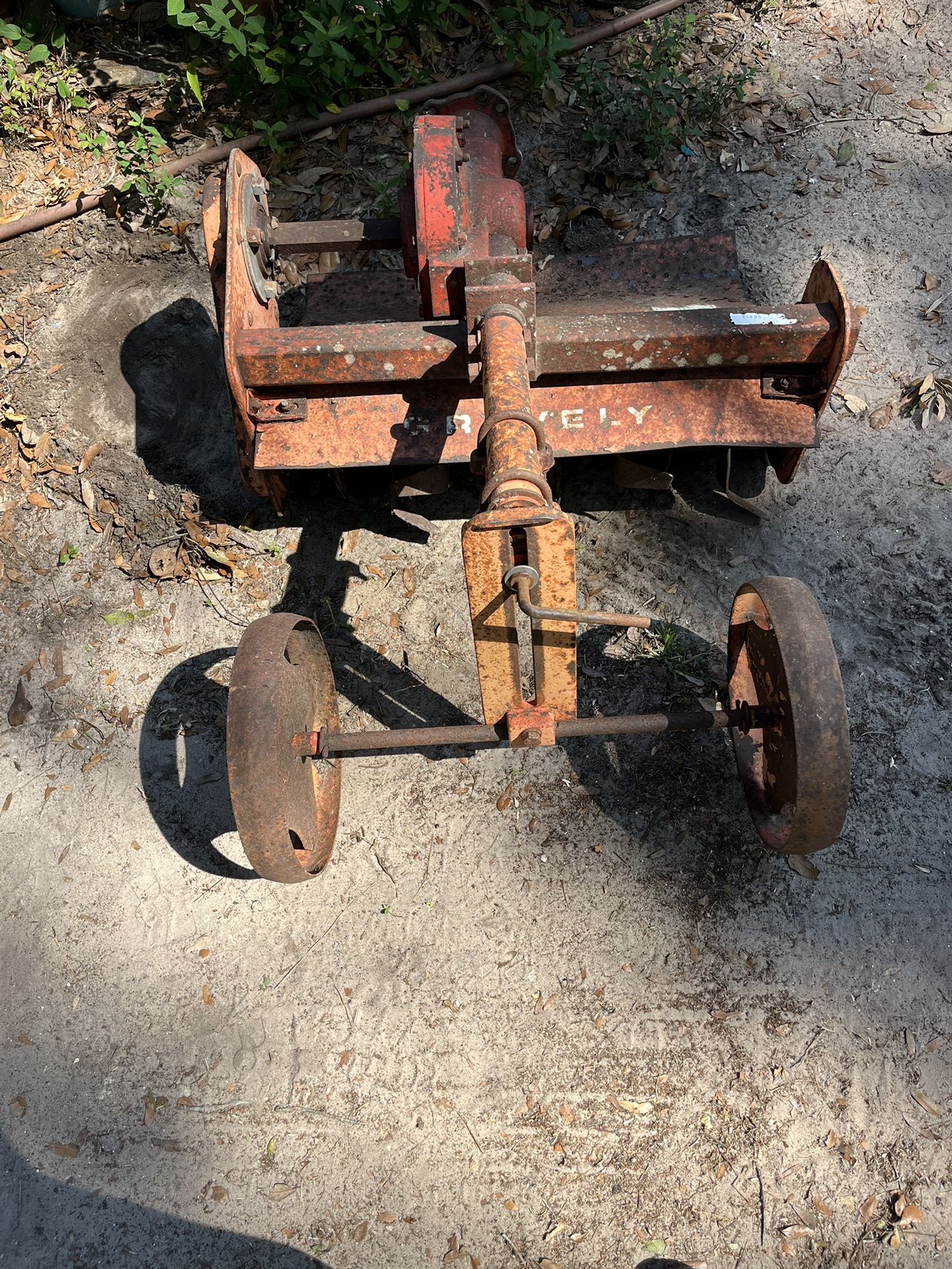 Two Wheel gravely Rotary Plow