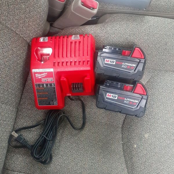 New Milwaukee 5.0 Batteries & Charger for Sale in San Jose, CA OfferUp