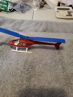 Vintage Toy Helicopter Diecast Model
