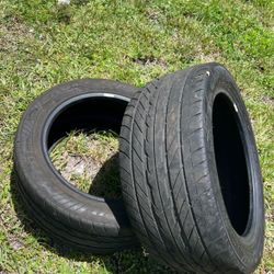 GOODYEAR Tires Set of (2) 245/45ZR17 -  (Pre-Owned) HIGH QUALITY!!