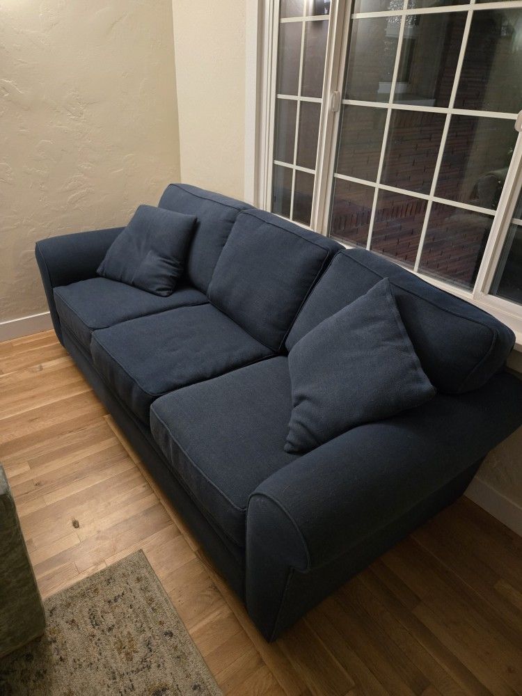 Blue couch