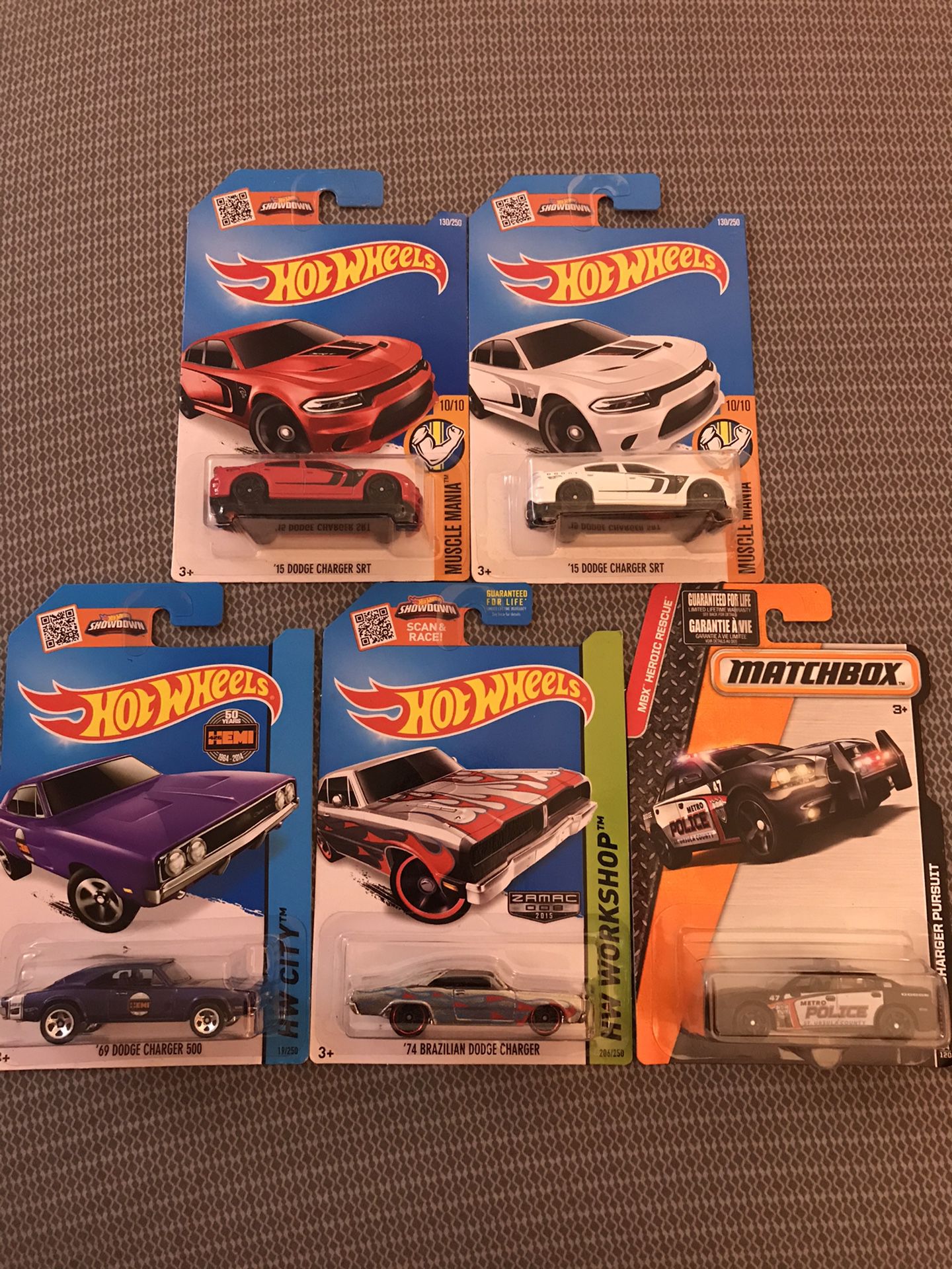 Hot Wheels/Matchbox Dodge Charger lot
