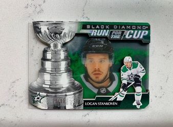 24-25 UD Black Diamond Run For The Cup Logan Stankoven RC Rookie /99