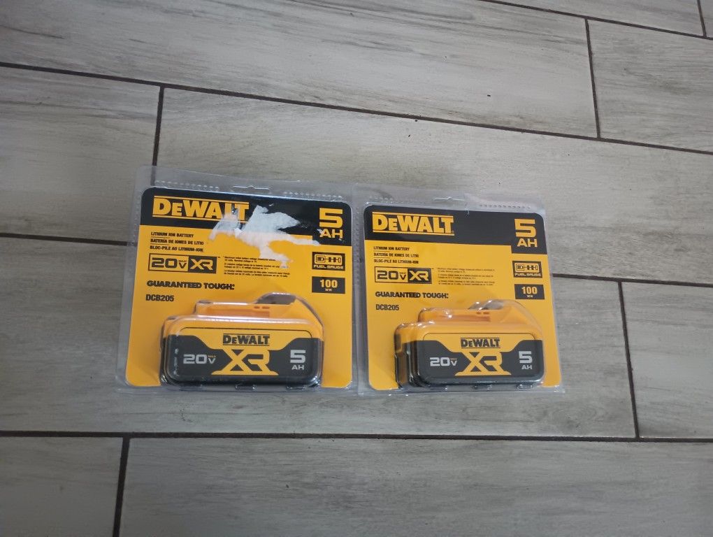 Dewalt 20v Xr 2 Battery 5 ah