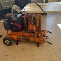 Power profile, large gas powered air compressor