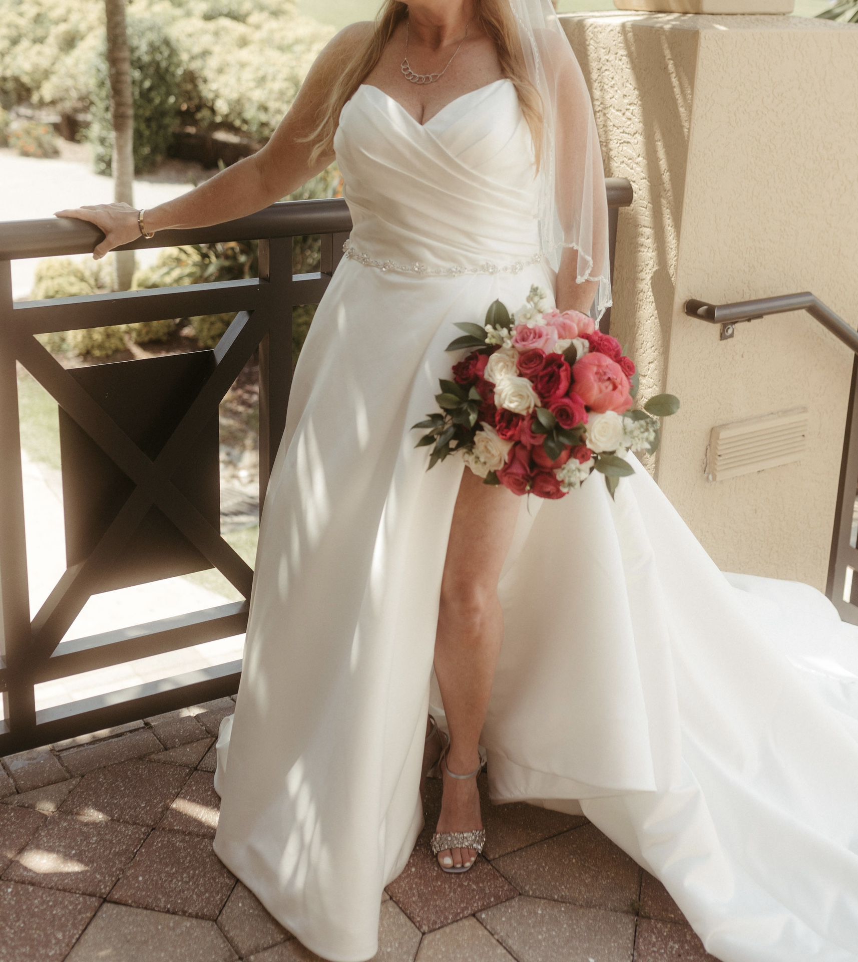 Wedding Gown Ivory Strapless Floor Length