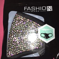 $10 each or 3 for $20. About 11 colors available🔥‼️ ✨❤️ High quality Rhinestone masks. Adjustable washable and with filter pocket‼️Will adjust to f