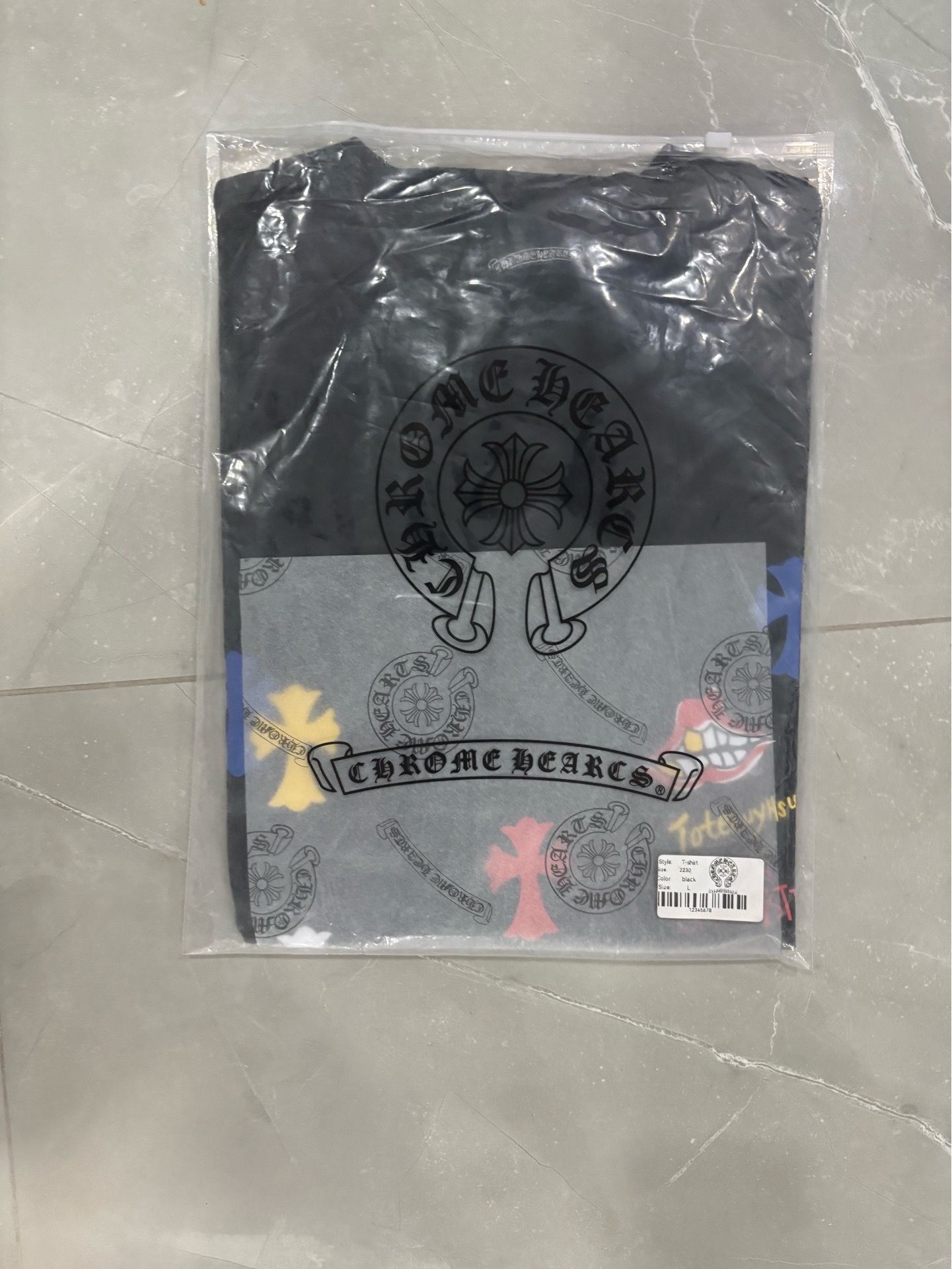 Chrome heart T-shirt size large