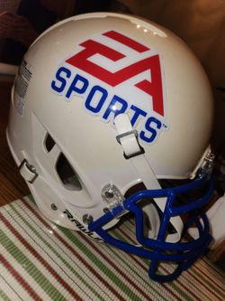 EA SPORTS football helmet, 2000 memorabilia.