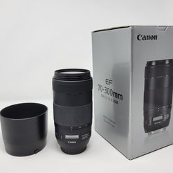 Canon EF 70-300mm f4.5-5.6 IS II USM zoom lens