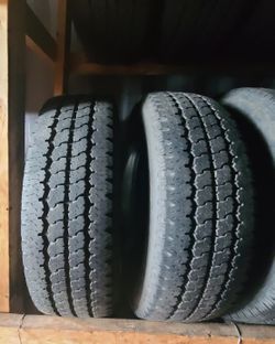 245 75 16 (2) HIGH TREAD LT all season used tires free installation