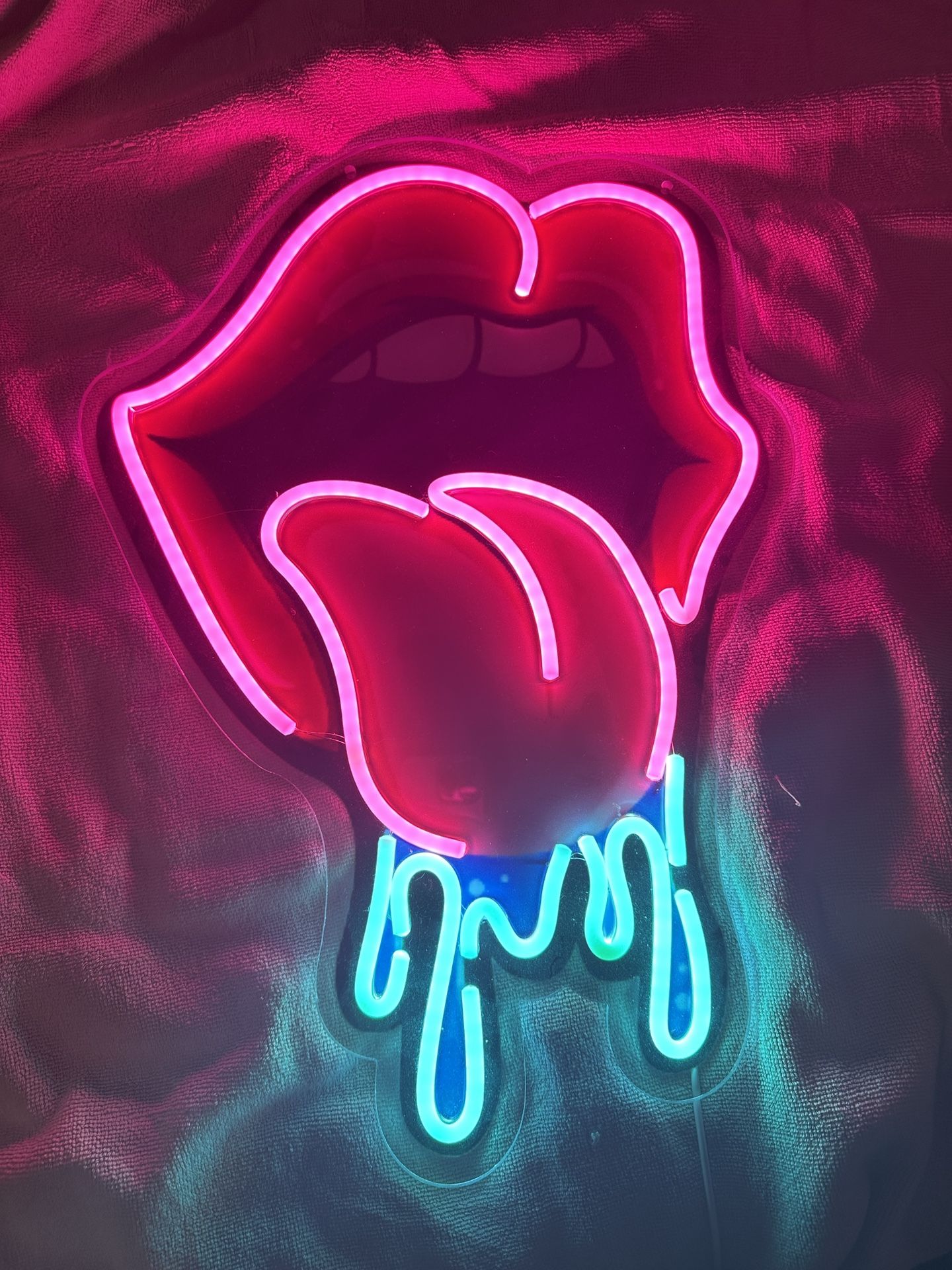 Drool Mouth Neon Sign