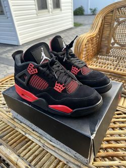 Air Jordan 4 Bred Reimagined – Black/Red – New – Original Box