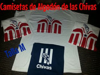 Camisetas de algodon de las Chivas