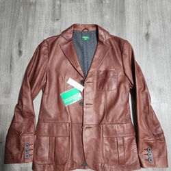 United Colors Of Benetton Leather Jacket 