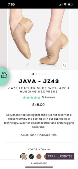 Girls Jazz shoes - size 12 -