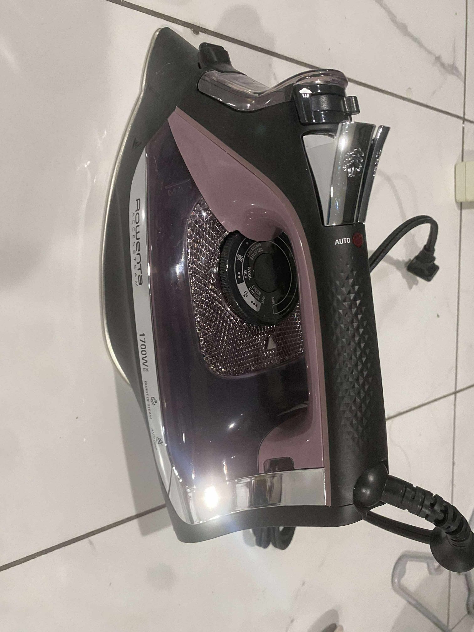 Rowenta DW23 Accessteam Steam Iron, 1700 Watt Purple